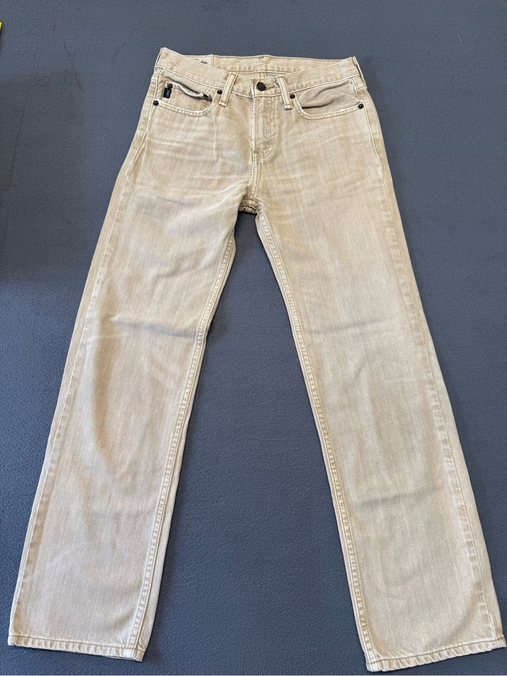 abercrombie kids Tan Khaki Classic Straight-Leg Jeans